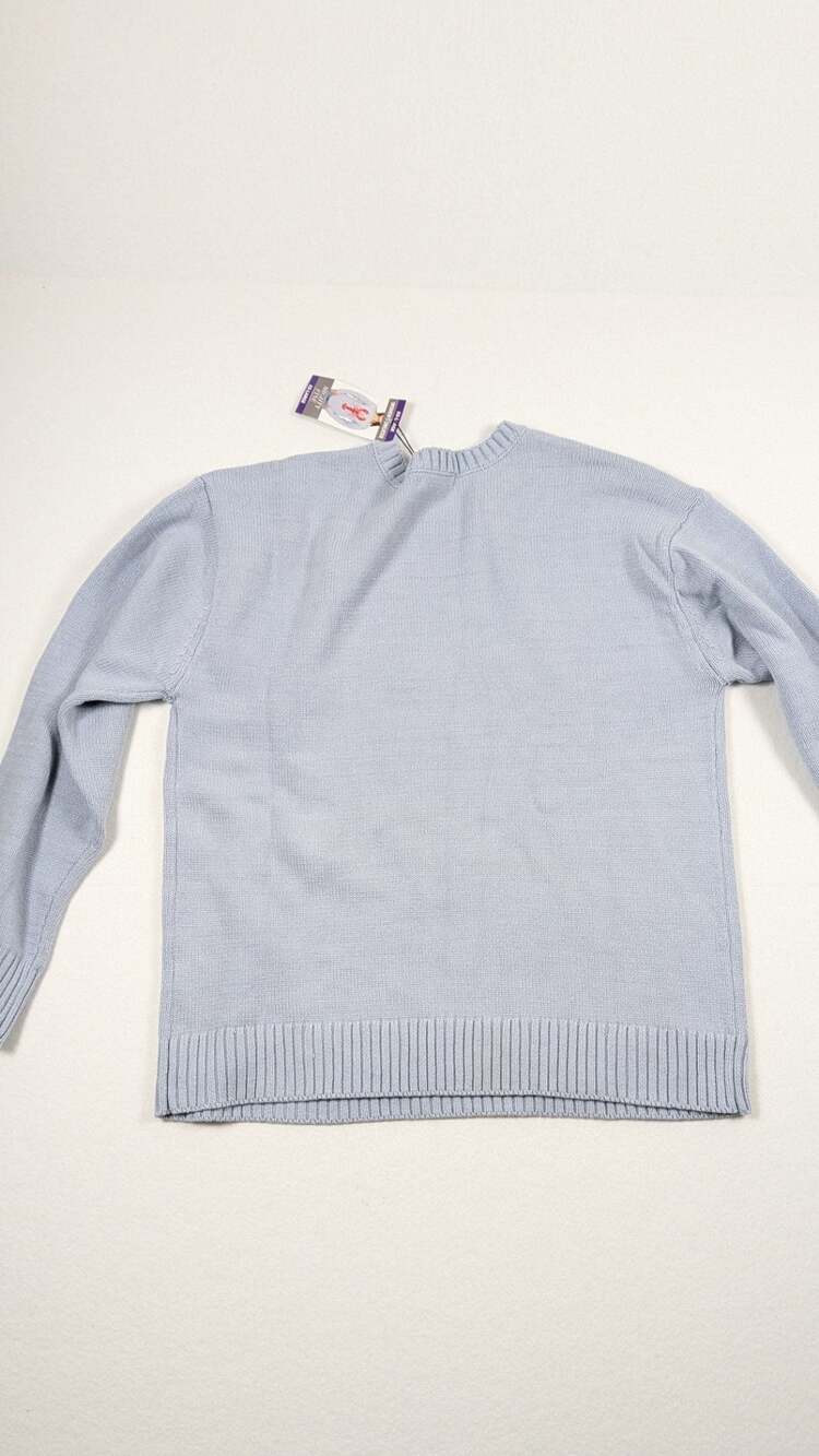 Mighty Fine Women's Blue Lobster Graphic Knit Crewneck Sweater XXL - Picture 10 of 10